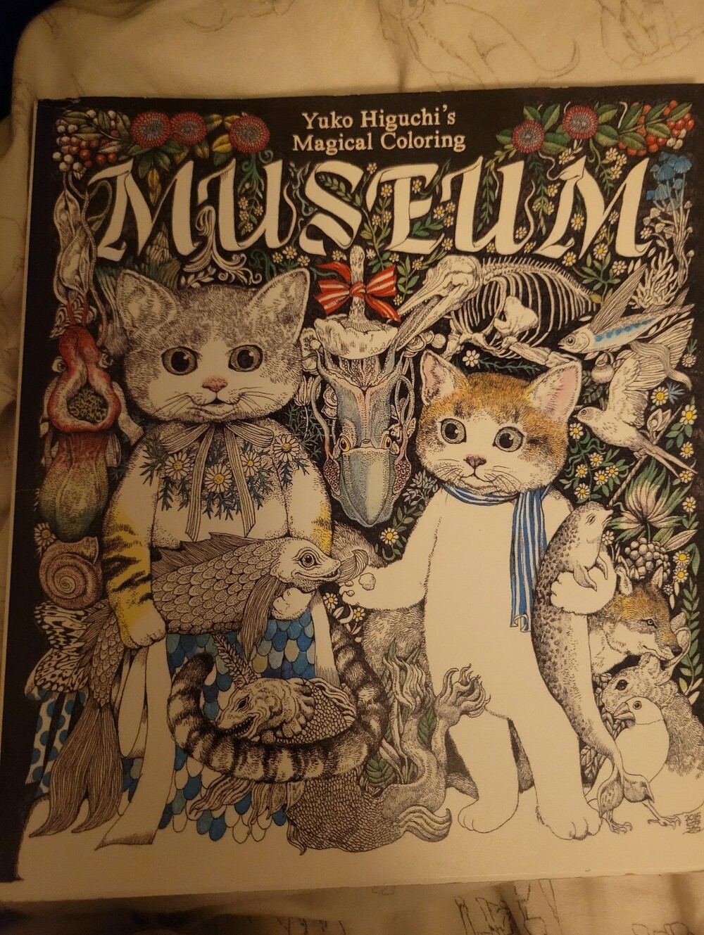 Yuko Higuchi's Magical Coloring Museum Book. Out of Print Collector Copy.